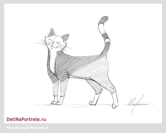 кошки картинки рисованные