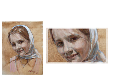детский портрет, детские портреты, художник Шарыкина Ольга, дети +на портрете