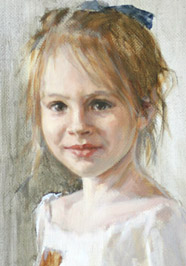 Детский портрет, портрет Элины