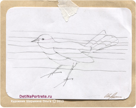 +как рисовать птиц карандашом, +как рисовать птиц, рисунки +для детей, рисунки глазами ребенка