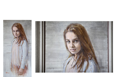 французский портрет, живопись маслом, детский портрет, детский художник Шарыкина Ольга